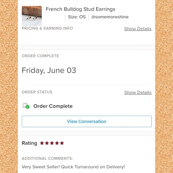 French Bulldog Stud Earrings - Only 4 left! - Picture 8 of 8